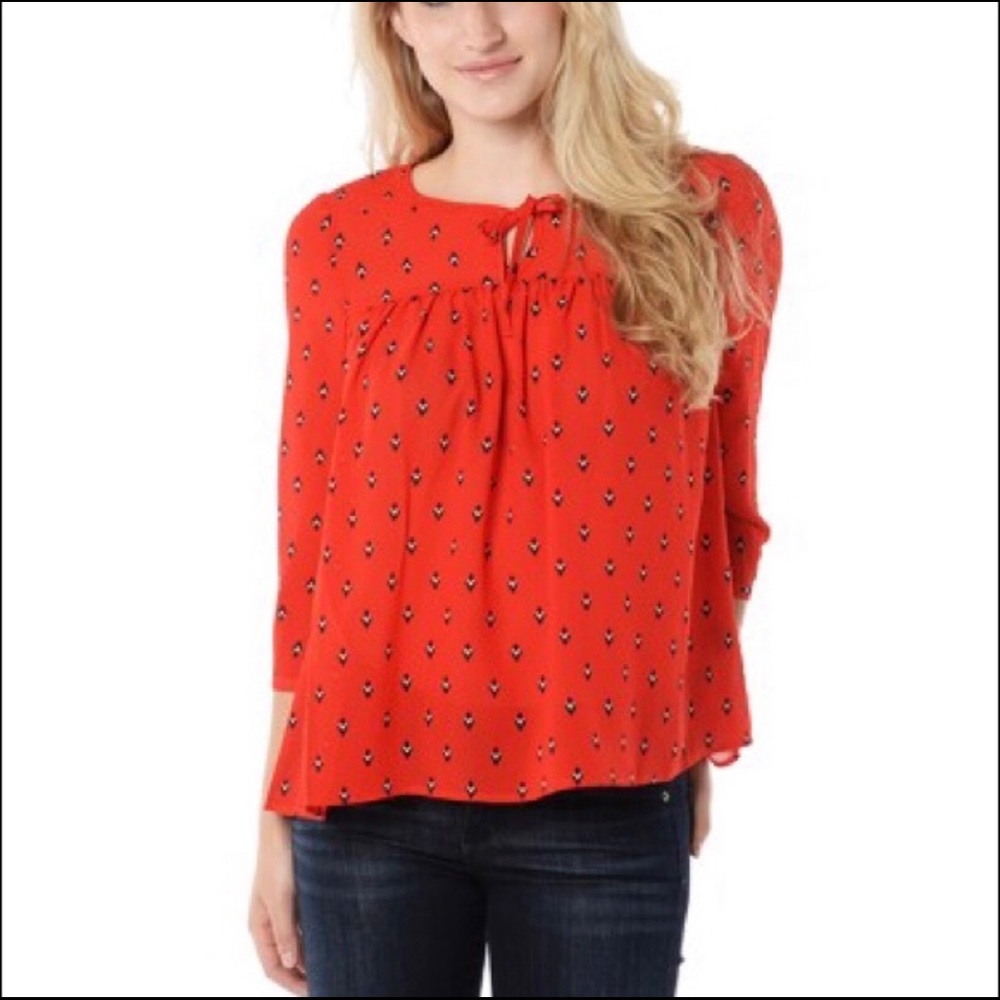 JACK BY BB DAKOTA | Red Arrowhead Top